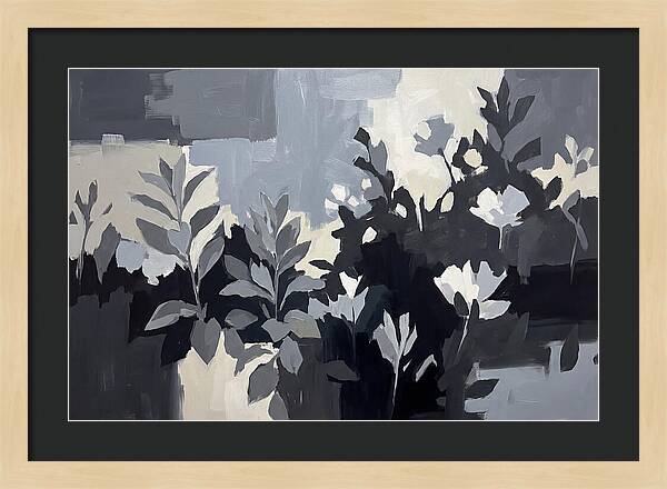 Silver Garden With Grey Leafed Plants