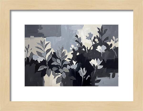 Silver Garden With Grey Leafed Plants