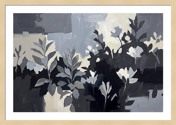 Silver Garden With Grey Leafed Plants