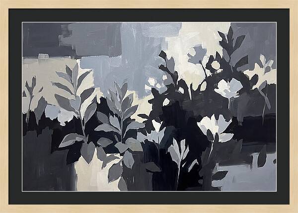 Silver Garden With Grey Leafed Plants