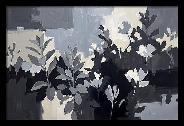 Silver Garden With Grey Leafed Plants