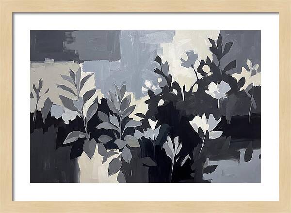 Silver Garden With Grey Leafed Plants