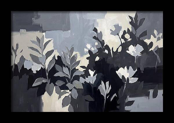 Silver Garden With Grey Leafed Plants
