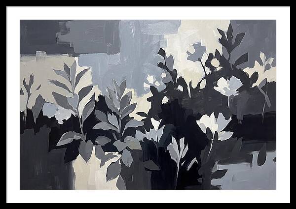 Silver Garden With Grey Leafed Plants