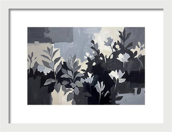 Silver Garden With Grey Leafed Plants