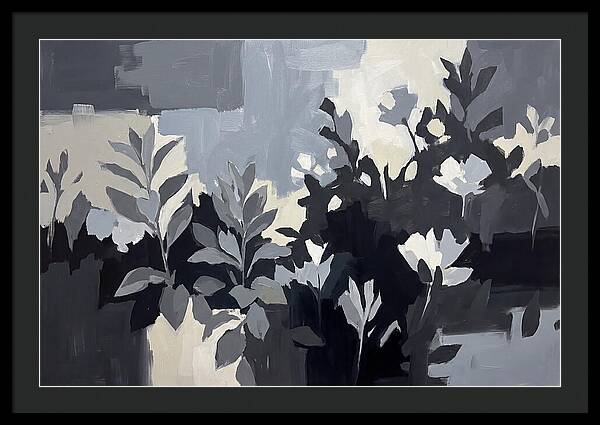Silver Garden With Grey Leafed Plants