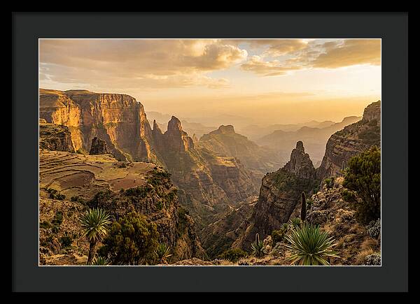 Simien Mountains At Golden Hour