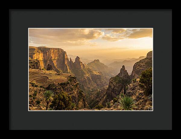 Simien Mountains At Golden Hour