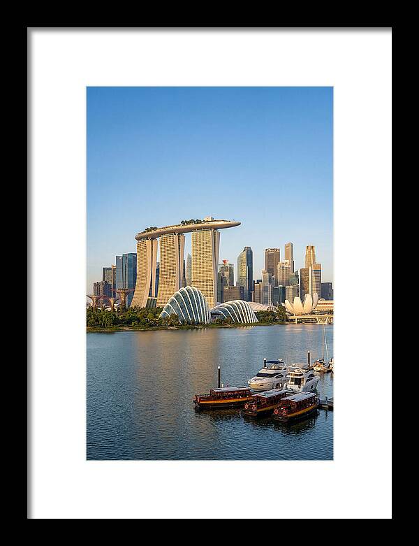 Singapore Skyline Reflections