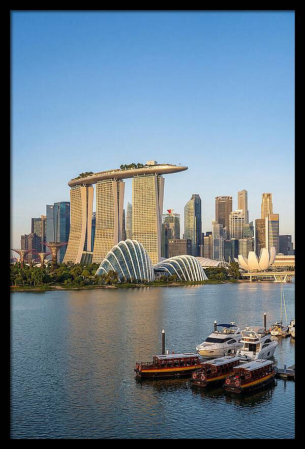 Singapore Skyline Reflections