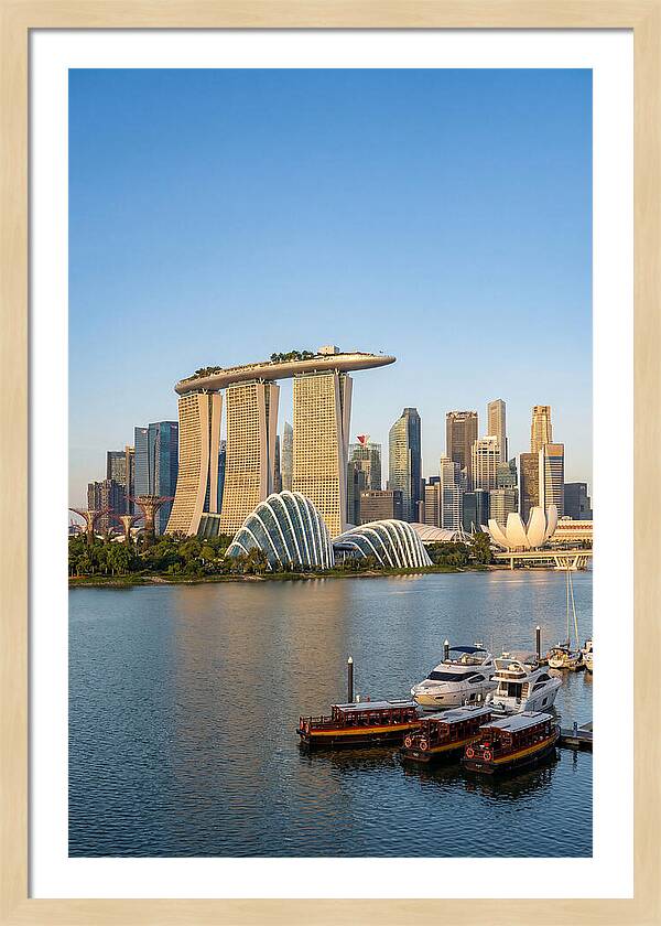Singapore Skyline Reflections