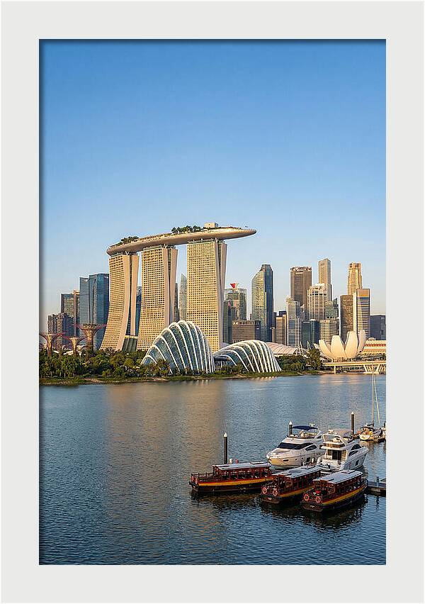 Singapore Skyline Reflections