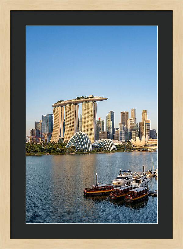 Singapore Skyline Reflections