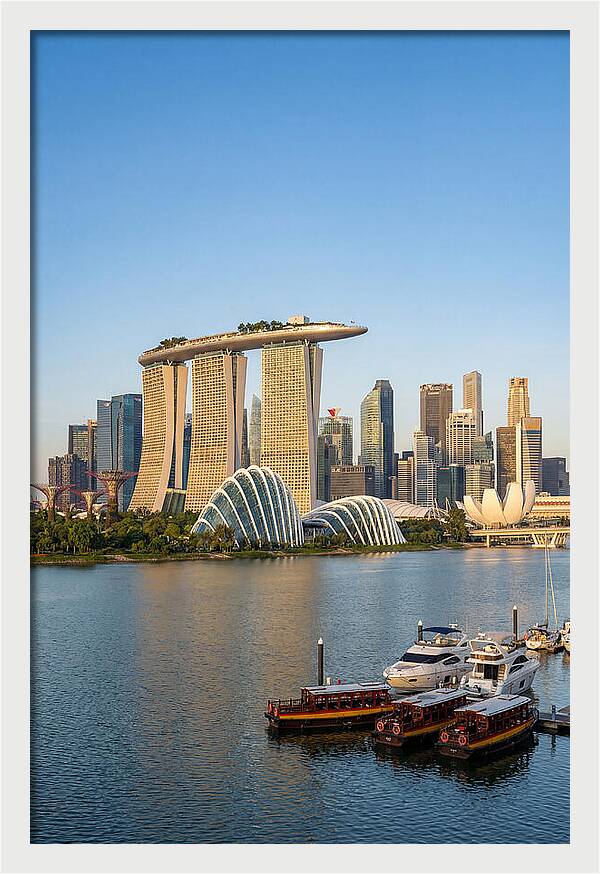 Singapore Skyline Reflections