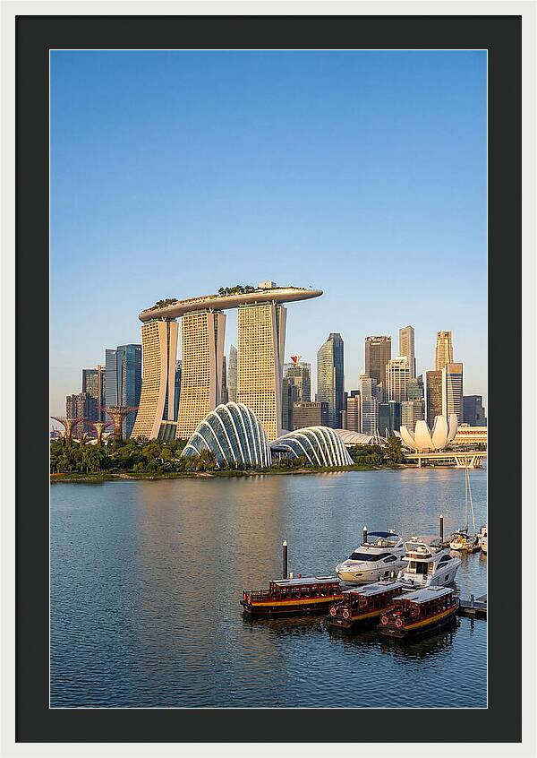 Singapore Skyline Reflections