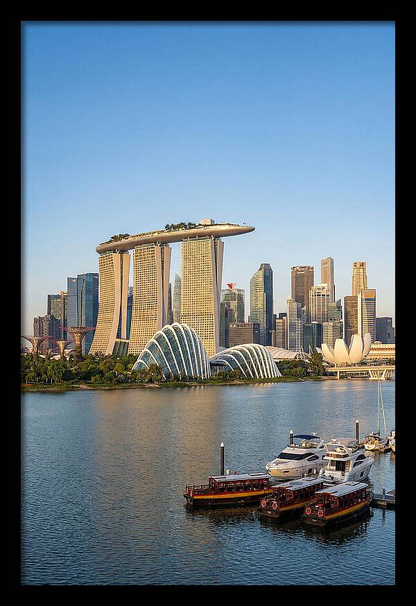 Singapore Skyline Reflections