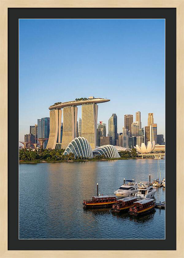 Singapore Skyline Reflections