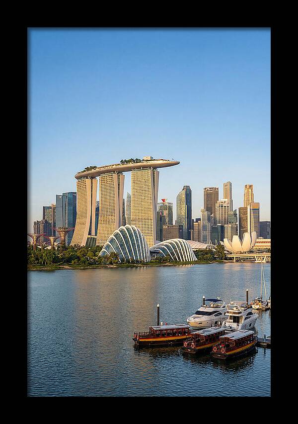 Singapore Skyline Reflections