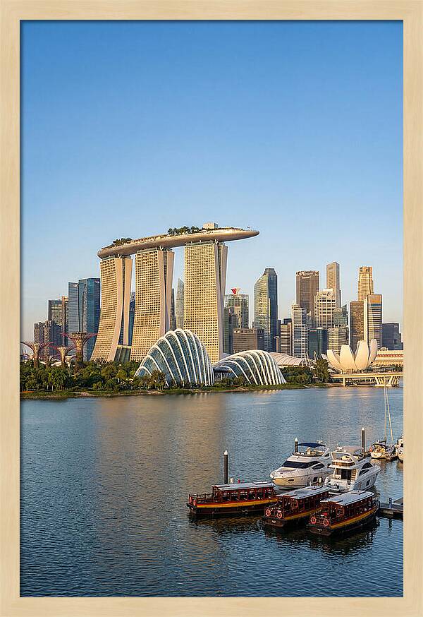 Singapore Skyline Reflections