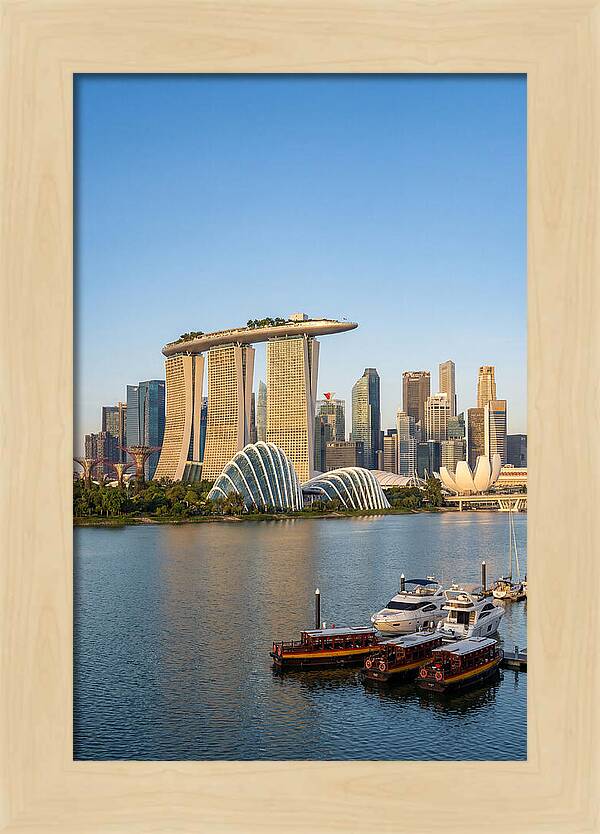 Singapore Skyline Reflections