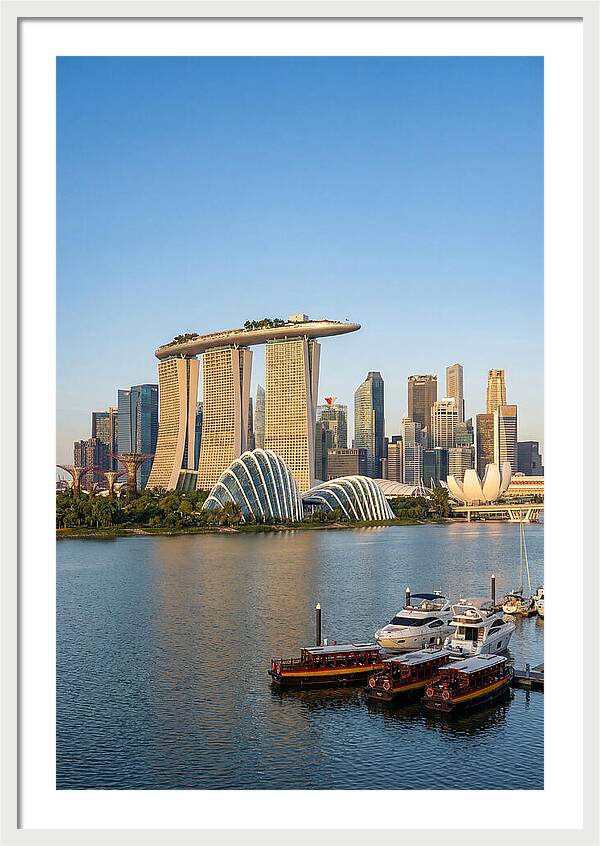 Singapore Skyline Reflections