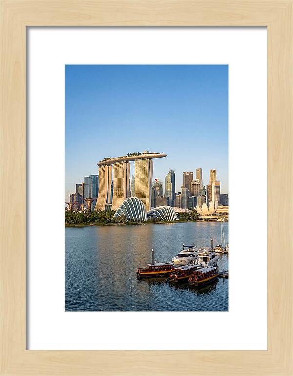 Singapore Skyline Reflections