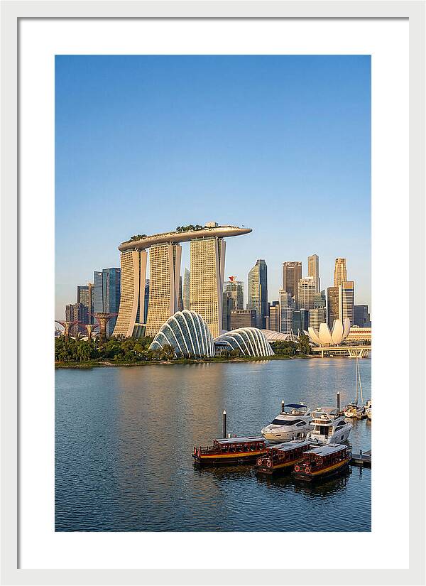 Singapore Skyline Reflections