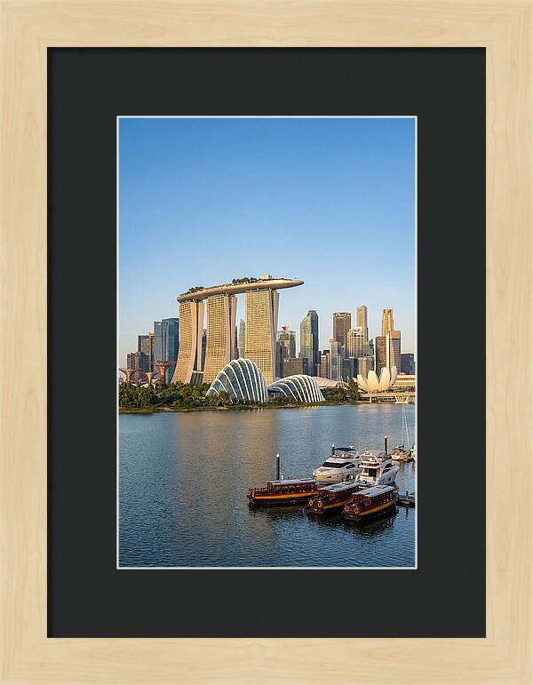 Singapore Skyline Reflections
