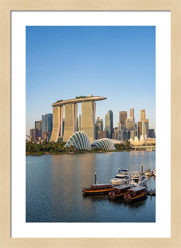 Singapore Skyline Reflections
