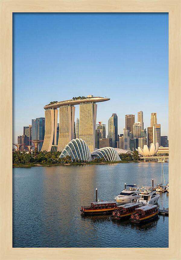 Singapore Skyline Reflections