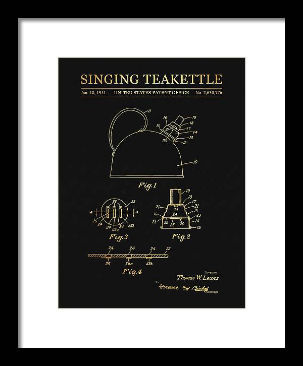 Singing Teakettle Gold Patent Us2630776a