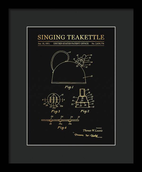 Singing Teakettle Gold Patent Us2630776a