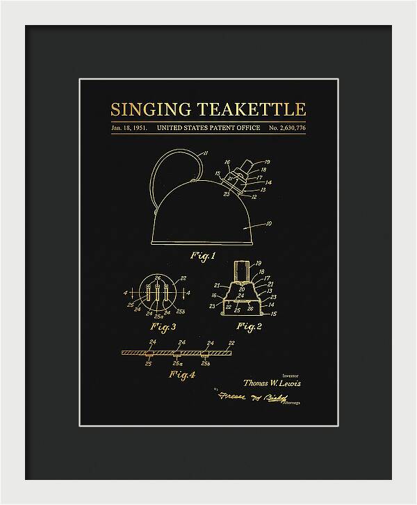 Singing Teakettle Gold Patent Us2630776a
