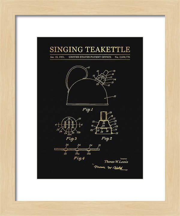 Singing Teakettle Gold Patent Us2630776a