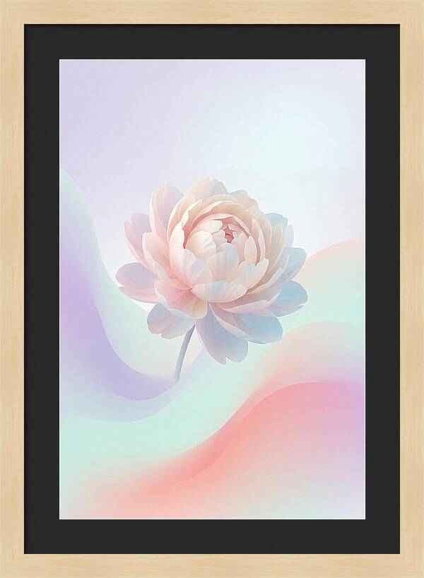 Single Peony Bloom