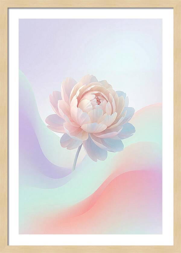 Single Peony Bloom