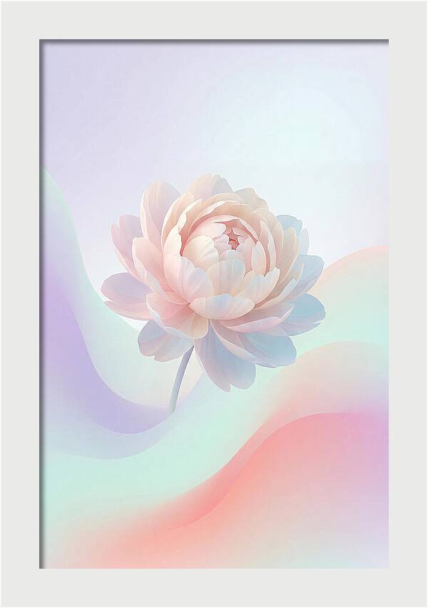 Single Peony Bloom