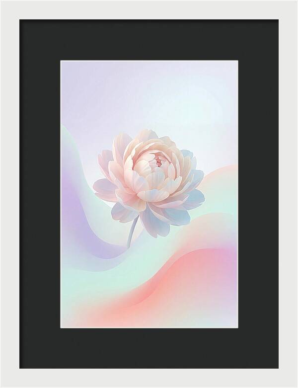 Single Peony Bloom