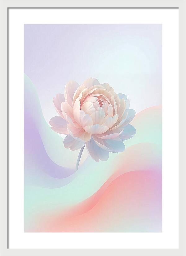 Single Peony Bloom