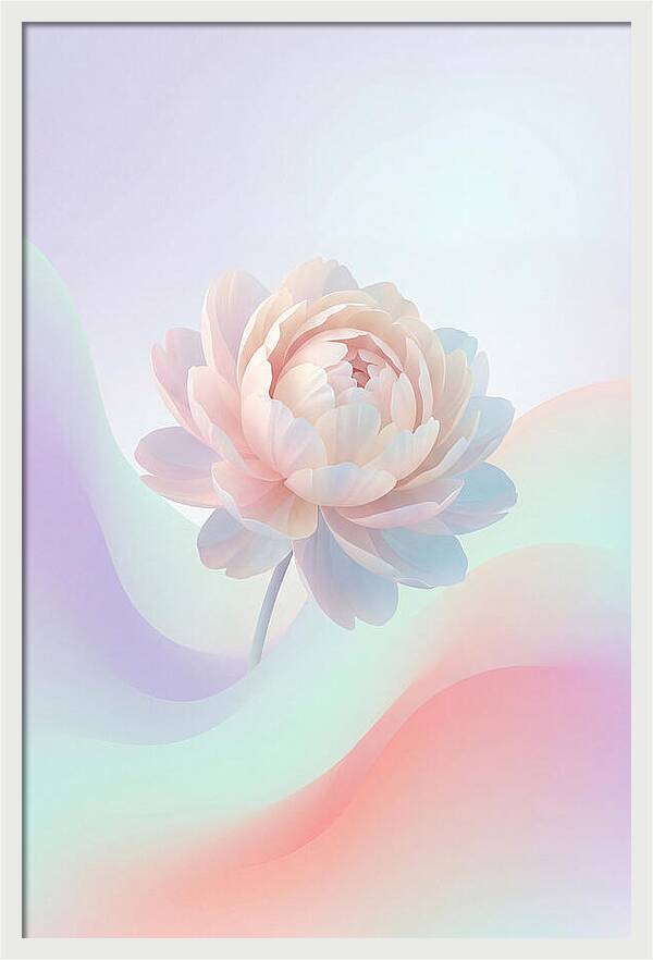 Single Peony Bloom