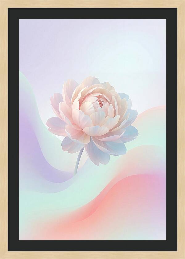 Single Peony Bloom