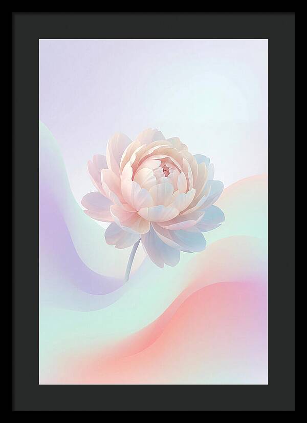 Single Peony Bloom