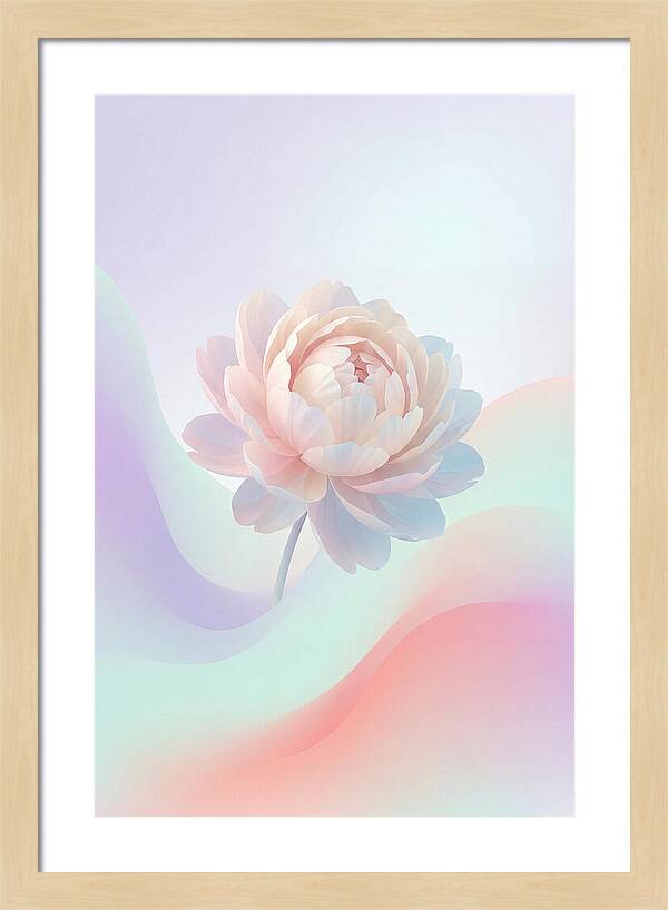 Single Peony Bloom