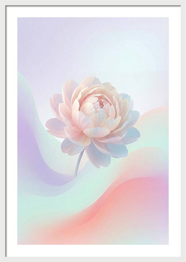 Single Peony Bloom