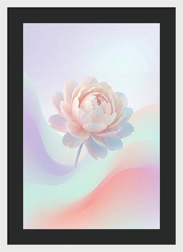 Single Peony Bloom