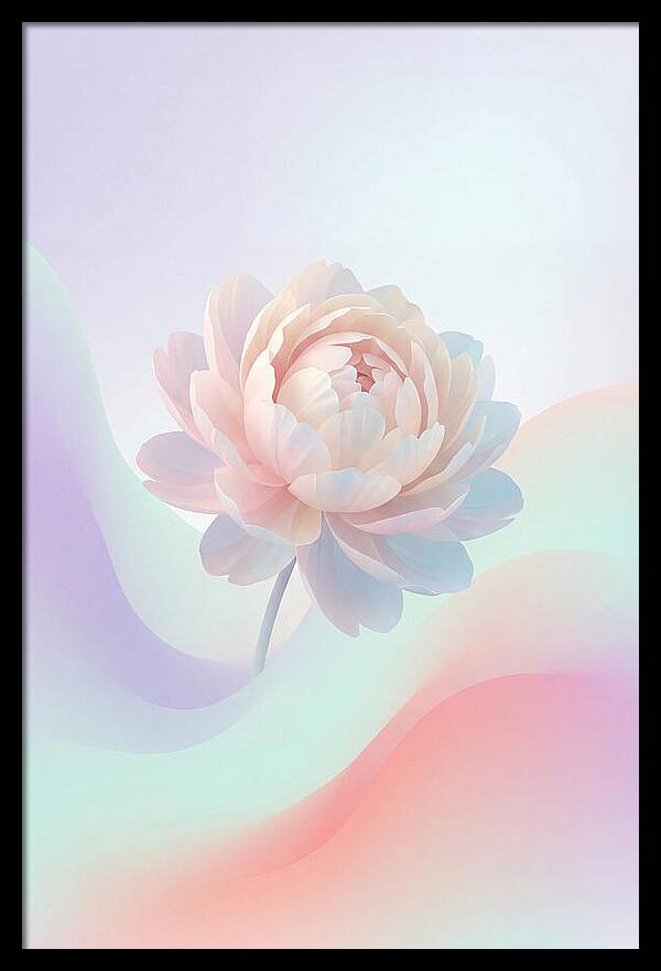 Single Peony Bloom