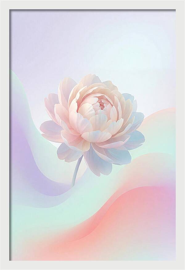 Single Peony Bloom