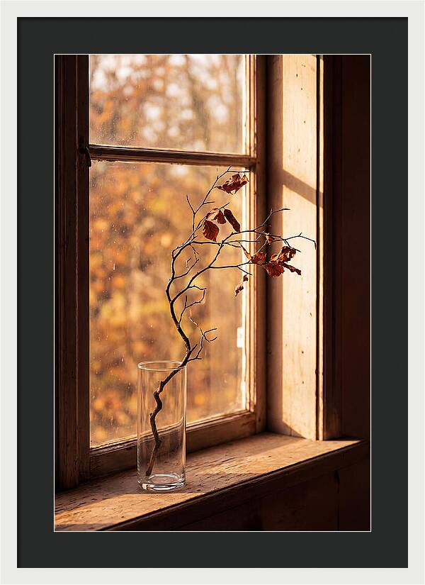 Single Stem In Clear Glass Vase