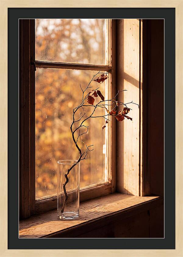 Single Stem In Clear Glass Vase