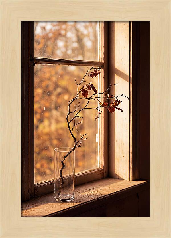 Single Stem In Clear Glass Vase